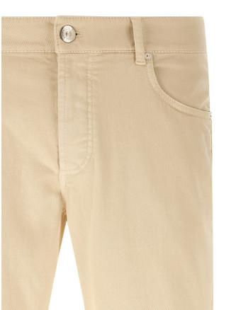 Джинсы BRUNELLO CUCINELLI Logo embroidery jeans (M277PJ201YC6009) #