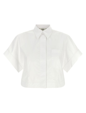 Рубашка, блузка FENDI Maxi button shirt