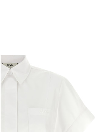 Рубашка, блузка FENDI Maxi button shirt (FS8363AW7VF0ZNM) #