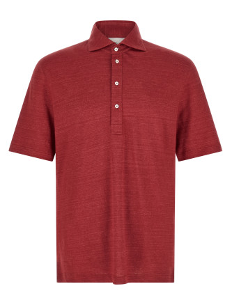Поло BRUNELLO CUCINELLI Polo jersey mélange