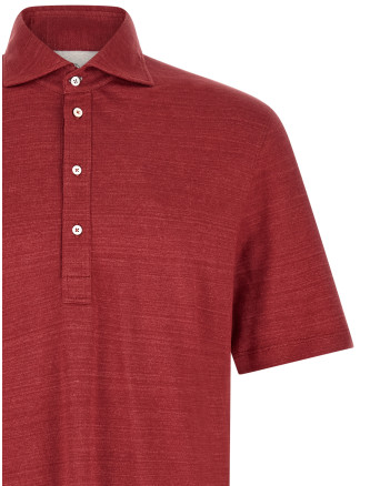 Поло BRUNELLO CUCINELLI Polo jersey mélange (MR8273915C034) #