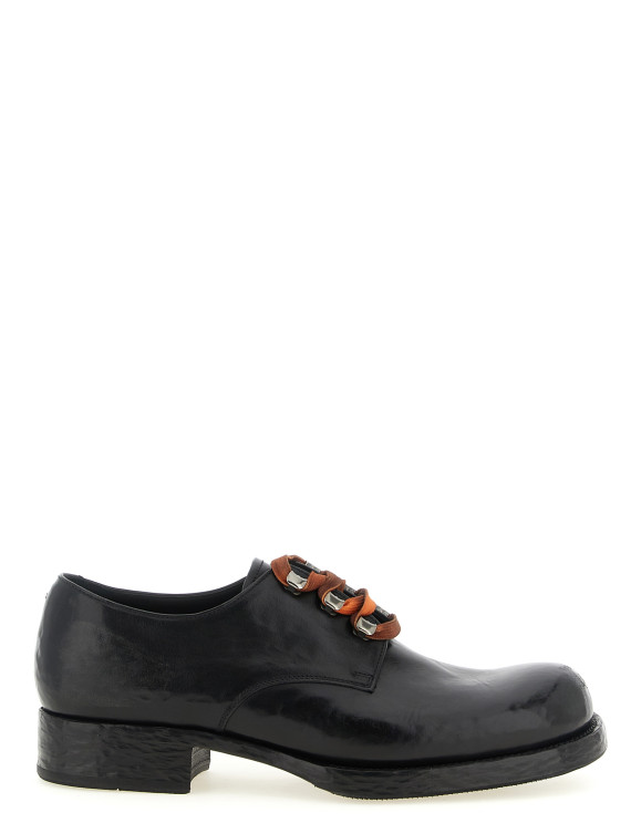 Туфли на шнурках PRADA Leather lace up shoes (2EF056FX0013ZQEF0002) #1