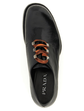 Туфли на шнурках PRADA Leather lace up shoes (2EF056FX0013ZQEF0002) #