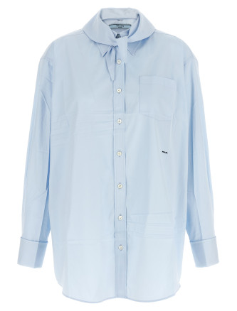 Рубашка, блузка PRADA Scarf shirt