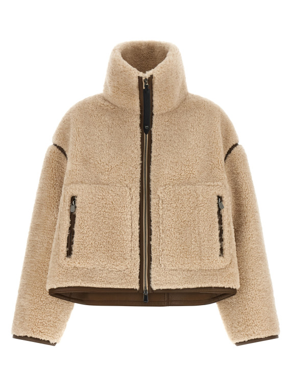 Teddy cropped jacket (107167A3FJZL3) #1