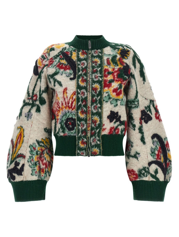 Повседневная куртка SACAI Floral jacquard blouson (2608606199) #1