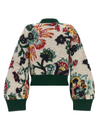 Повседневная куртка SACAI Floral jacquard blouson (2608606199) #