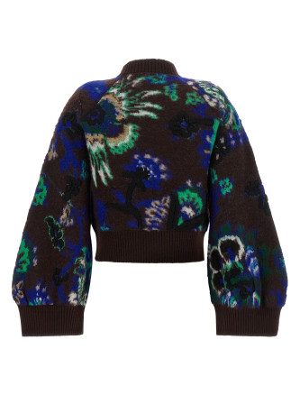 Повседневная куртка SACAI Floral jacquard blouson (2608606601) #