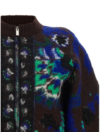 Повседневная куртка SACAI Floral jacquard blouson (2608606601) #
