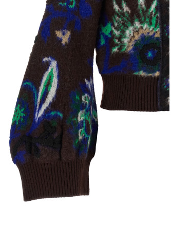 Повседневная куртка SACAI Floral jacquard blouson (2608606601) #