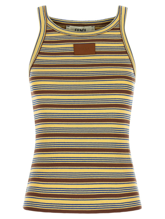 Повседневный топ FENDI Striped top (FS7966AW88F1X33) #1