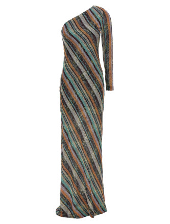 Irregular zig zag dress