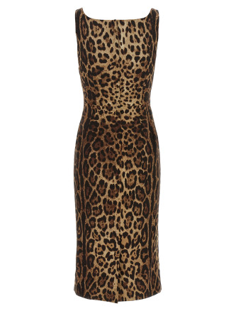 Миди DOLCE & GABBANA Silk charmeuse dress (F6F4ZTGDCLXHY13M) #