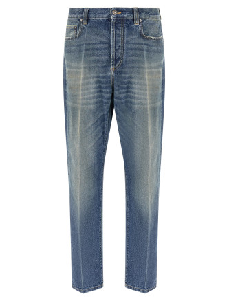Джинсы VERSACE Distressed jeans