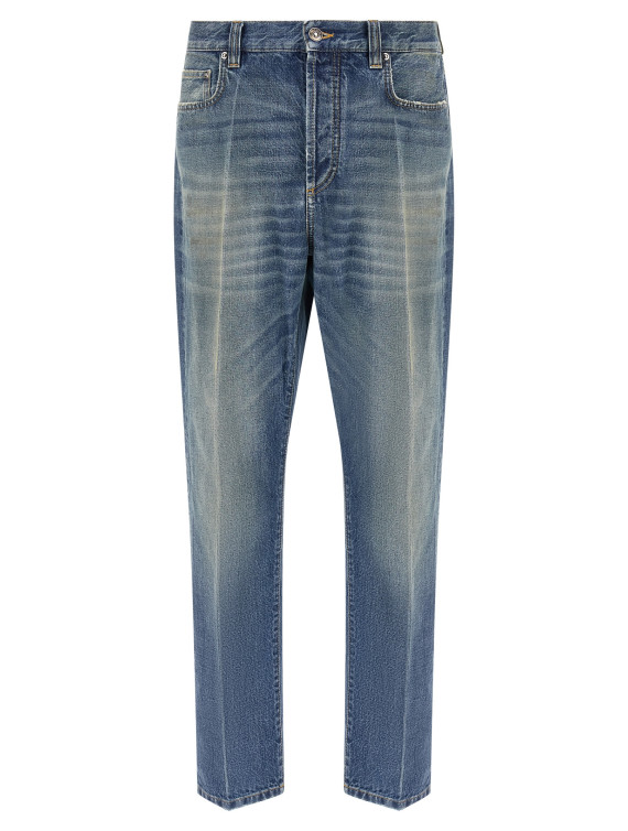 Джинсы VERSACE Distressed jeans (10254441A184051D800) #1