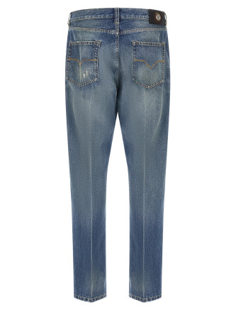 Джинсы VERSACE Distressed jeans (10254441A184051D800) #