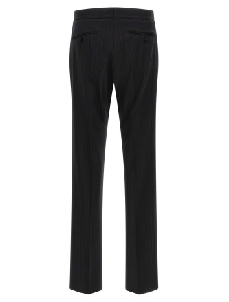 Pinstriped double-breasted dress (2LNP01WEP30NAA) #