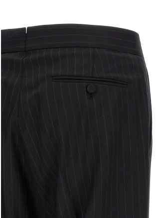 Pinstriped double-breasted dress (2LNP01WEP30NAA) #