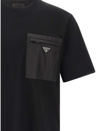 Футболка PRADA Re-Nylon pocket t-shirt (UJN661SWMO11CKF0002) #