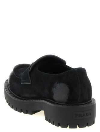 Лоферы PRADA Suede loafers (2DE151FG0010B2F0002) #