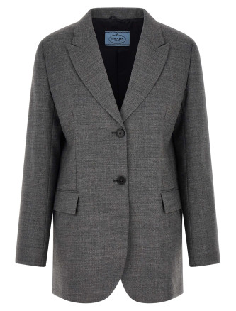 Пиджак, костюм PRADA Single-breasted blazer