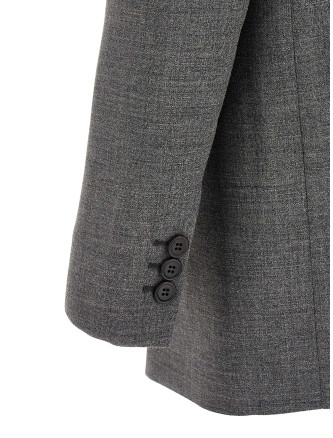 Пиджак, костюм PRADA Single-breasted blazer (P509QSOOO6011F0480) #