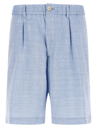 Бермуды, шорты BRUNELLO CUCINELLI Chevron bermuda shorts