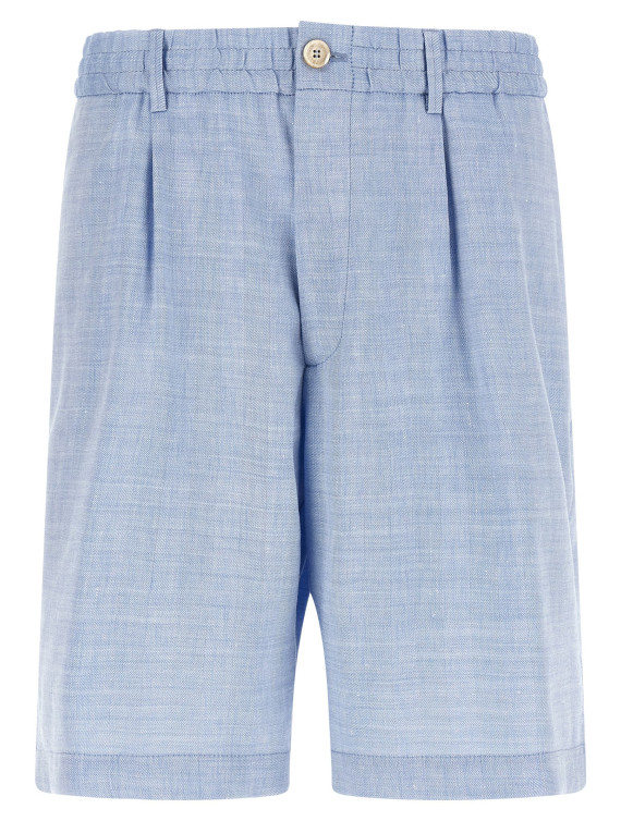 Бермуды, шорты BRUNELLO CUCINELLI Chevron bermuda shorts (MZ408U0065C024) #1