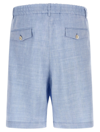 Бермуды, шорты BRUNELLO CUCINELLI Chevron bermuda shorts (MZ408U0065C024) #