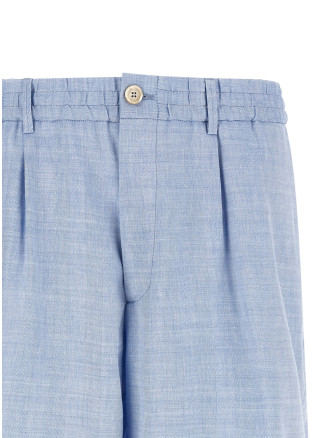 Бермуды, шорты BRUNELLO CUCINELLI Chevron bermuda shorts (MZ408U0065C024) #