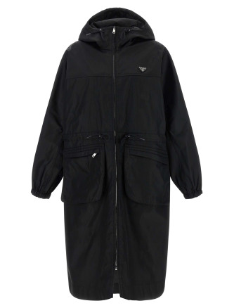 Пальто, тренч PRADA Re-nylon raincoat
