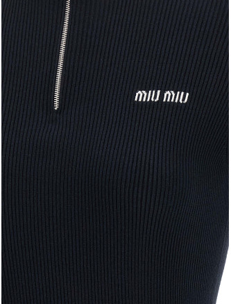 Мини MIU Knit Mini Dress (MMA948SOOO12ZLF0008) #