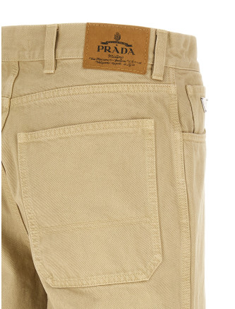 Джинсы PRADA Triangle logo jeans (GEP446SUMO1954F0630) #
