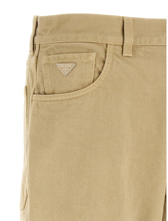 Джинсы PRADA Triangle logo jeans (GEP446SUMO1954F0630) #