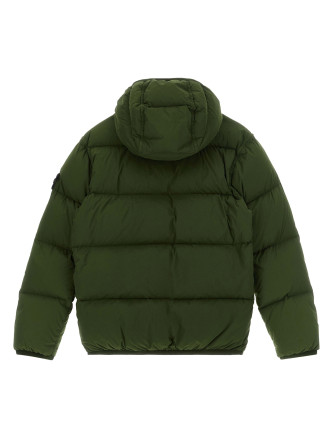 Пуховая куртка, парка, повседневная куртка STONE ISLAND JUNIOR 'Badge logo' (L2S164100004S0028V005G) #