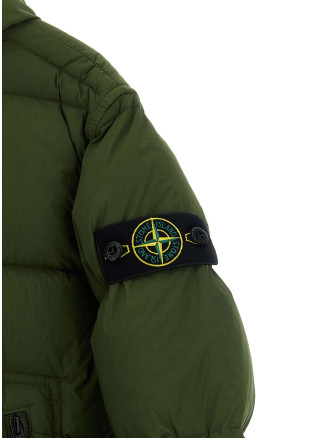 Пуховая куртка, парка, повседневная куртка STONE ISLAND JUNIOR 'Badge logo' (L2S164100004S0028V005G) #