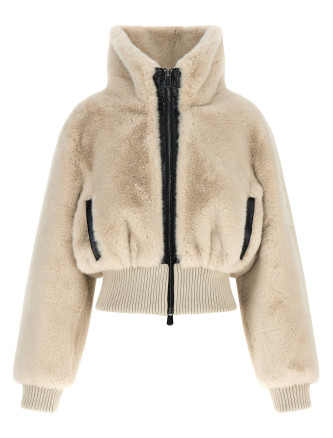Мех, шуба PINKO Cropped jacket