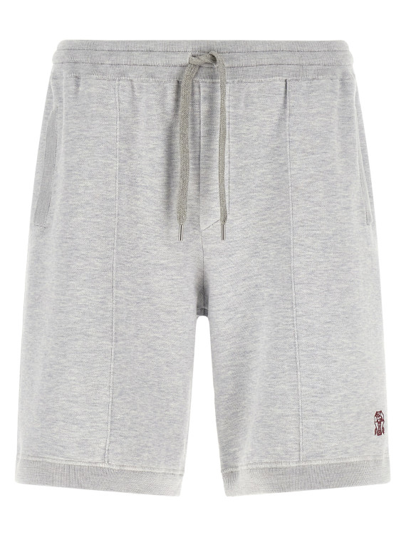 Бермуды, шорты BRUNELLO CUCINELLI Double knit bermuda shorts (MNB806409GC072) #1