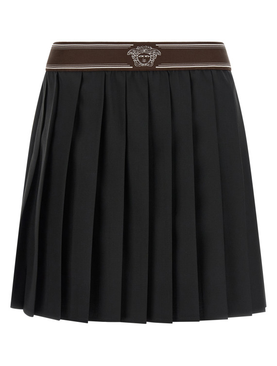 Макси VERSACE Pleated skirt (10258811A176691B000) #1