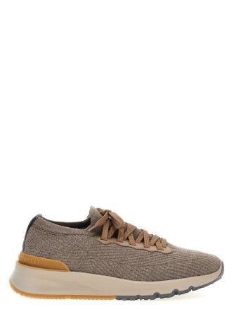 Кроссовки BRUNELLO CUCINELLI Knitted sneakers