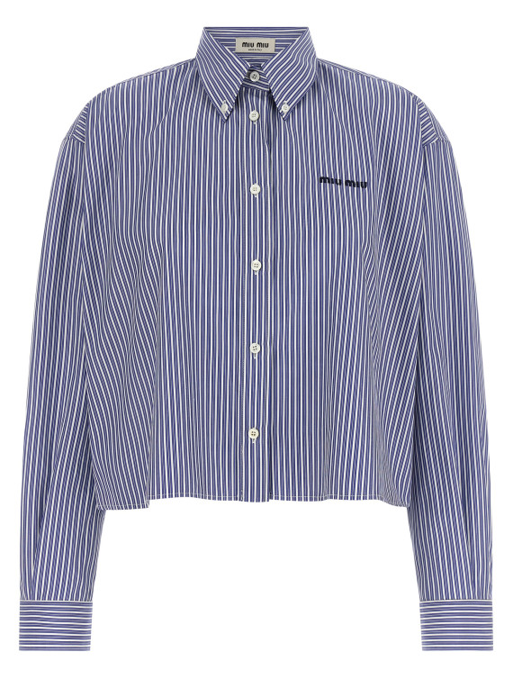 Рубашка, блузка MIU Striped shirt (MK2047SOOO195DF098Z) #1