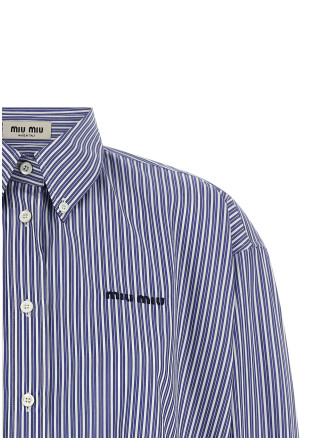 Рубашка, блузка MIU Striped shirt (MK2047SOOO195DF098Z) #