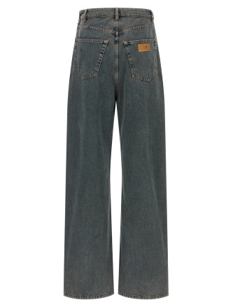 Джинсы MM6 MAISON MARGIELA Back-to-back construction jeans (S52LA0257M30046961) #