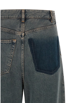 Джинсы MM6 MAISON MARGIELA Back-to-back construction jeans (S52LA0257M30046961) #