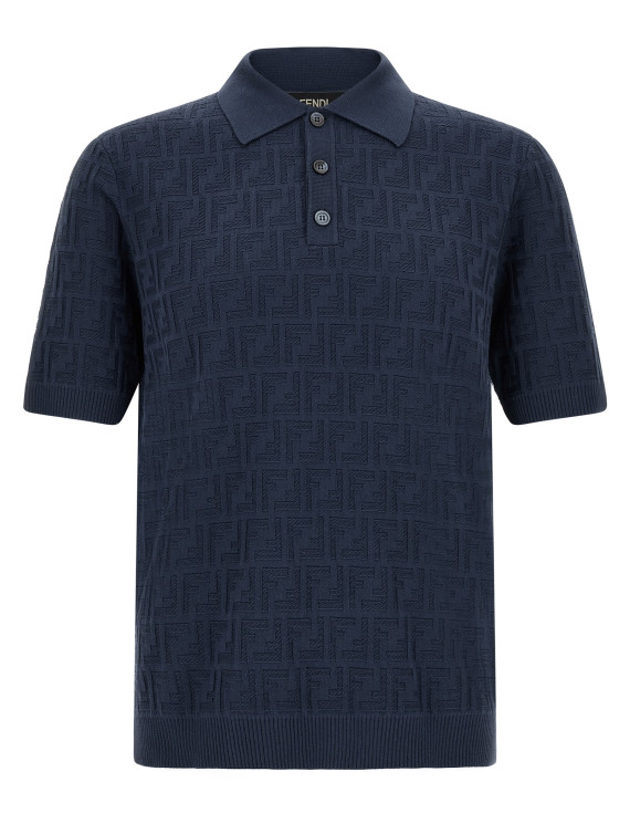 Поло FENDI FF cotton polo shirt (FZC162AUW0F0QA2) #1