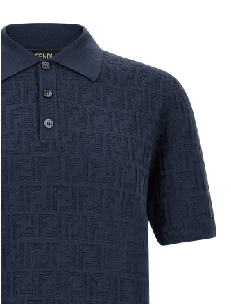 Поло FENDI FF cotton polo shirt (FZC162AUW0F0QA2) #