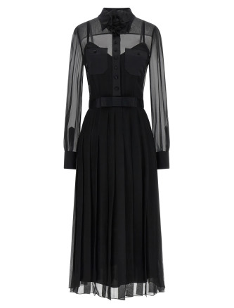 Миди DOLCE & GABBANA Chiffon dress