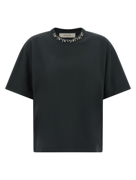 Футболка GOLDEN GOOSE Crystal crew neck t-shirt (GWP01874P0018979045690456) #1