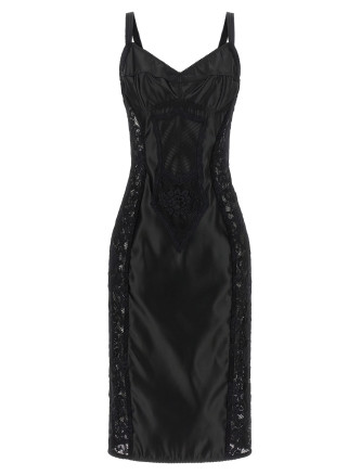 Миди DOLCE & GABBANA Corsetry dress