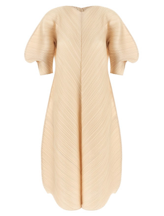 Миди PLEATS PLEASE ISSEY MIYAKE Sculptural sleeve dress